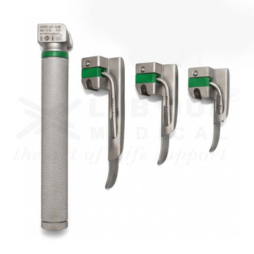 Laryngoscope Set Mill Pediatric Handle with Blade 00,0,1