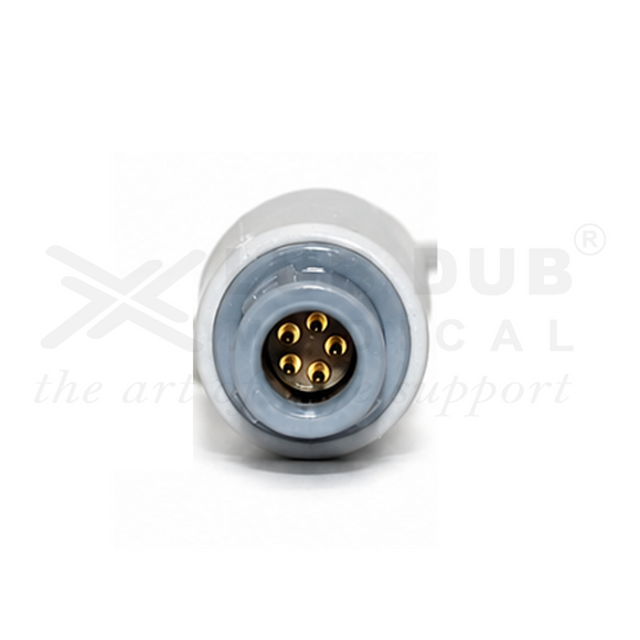 SpO2 Y Cum 3 Mtr Probe Compatible with Vivek 6 Pin EarClip Type