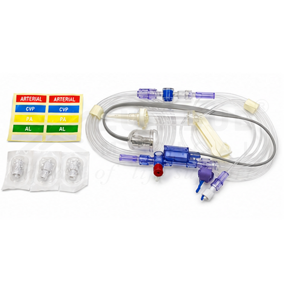 Disposable IBP Transducer Single Line Kit Abbott Compatible