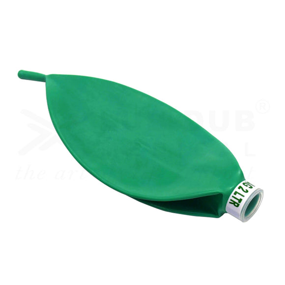 Rebreathing Bag Green 2.0 Ltr's
