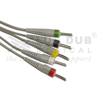 Cardiac Monitoring ECG Cable 15 Pin Clip Type