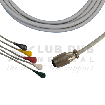 5 lead ECG patient cable BPL compatible