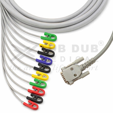 Diagnostic ECG cable for BPL ECG machine