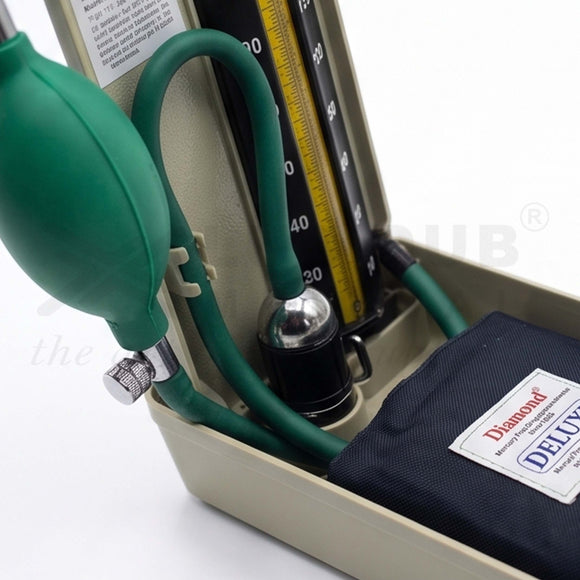 Buy BP Apparatus Manual Mercury Diamond Deluxe. Manual Blood Pressure Apparatus for clinical use. Fast shipping across India.