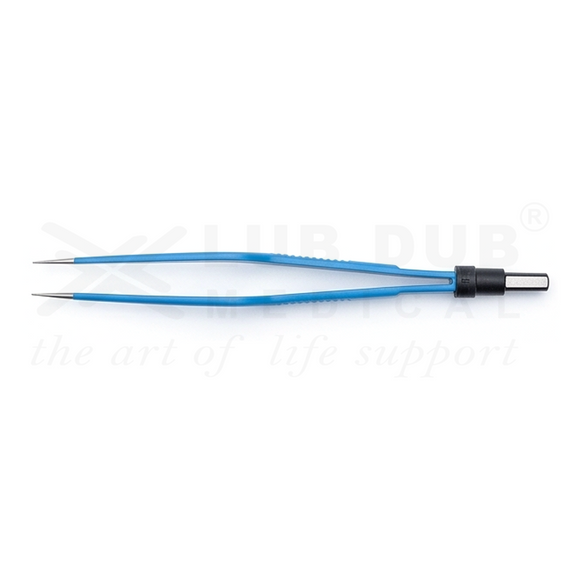 Buy Bipolar Forceps Bayonet 20cm 0.5mm German standard. Diathermy bipolar forceps for OT use. Fast shipping across India.