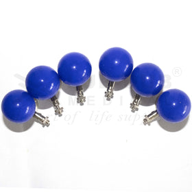 Hospital ECG Suction Electrode Blue with Metal Section