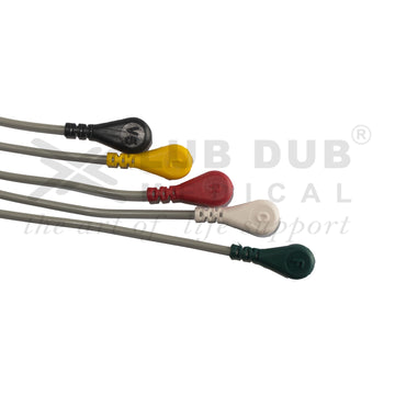 5 lead ECG patient cable Cardiocom compatible