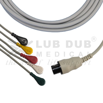 5 lead ECG patient cable Datascope compatible