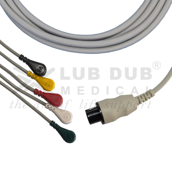5 lead ECG patient cable Datascope compatible