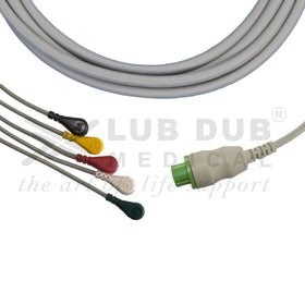 5 lead ECG patient cable Datex compatible