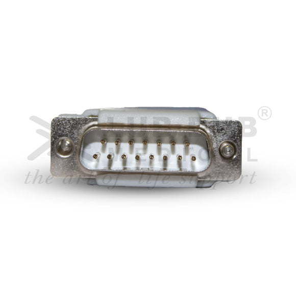 Medical ECG cable GE compatible 15 pin 4mm banana leads