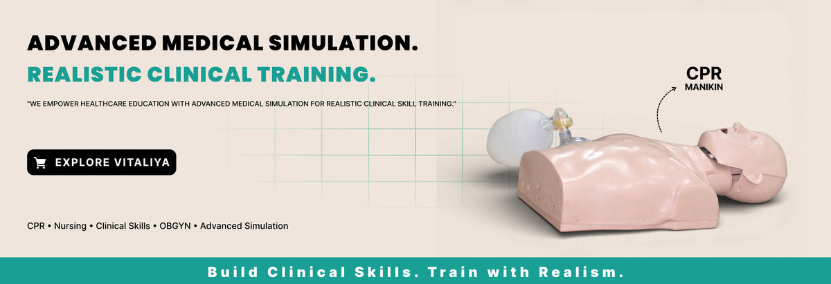 Discover vitaliya medical simulation manikins and clinical training solutions for cpr nursing emergency care obgyn and healthcare education