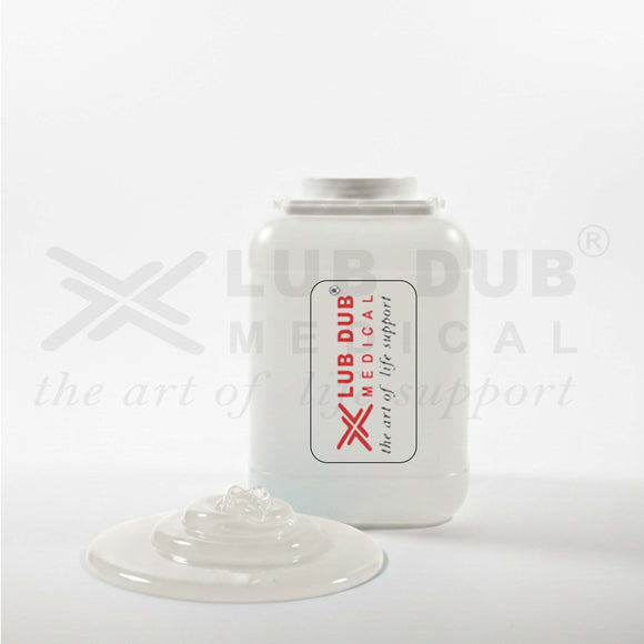 Buy ECG Gel Bottle 5kg. Medical-grade conductive gel for ECG / cardiac monitoring. Fast shipping across India.