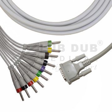 Diagnostic ECG cable Mindray banana electrode connectors