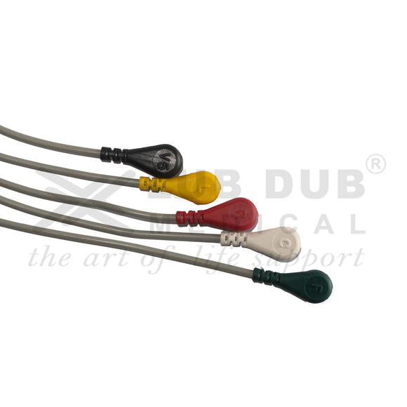 Medical ECG cable snap type BPL monitor