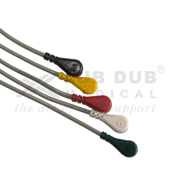 Medical ECG cable snap type L&T monitor