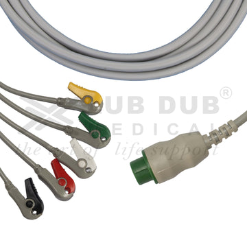 5 lead ECG patient cable Schiller Elite compatible