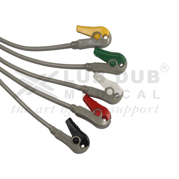 Medical ECG cable clip type Siemens monitor