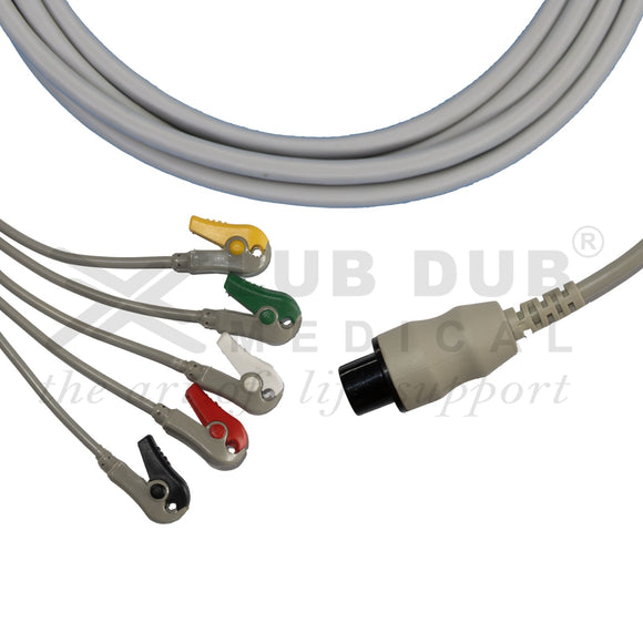 Medical ECG cable clip type Spacelabs monitor