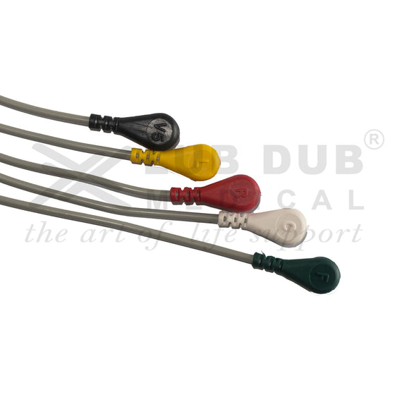 Medical ECG cable snap type Truscope 2 monitor