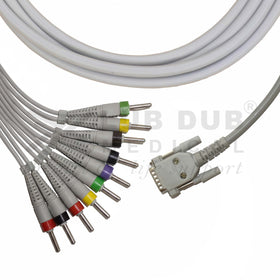 Diagnostic ECG cable Magic R 15 pin patient lead wires