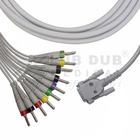 Diagnostic ECG cable Nasan compatible