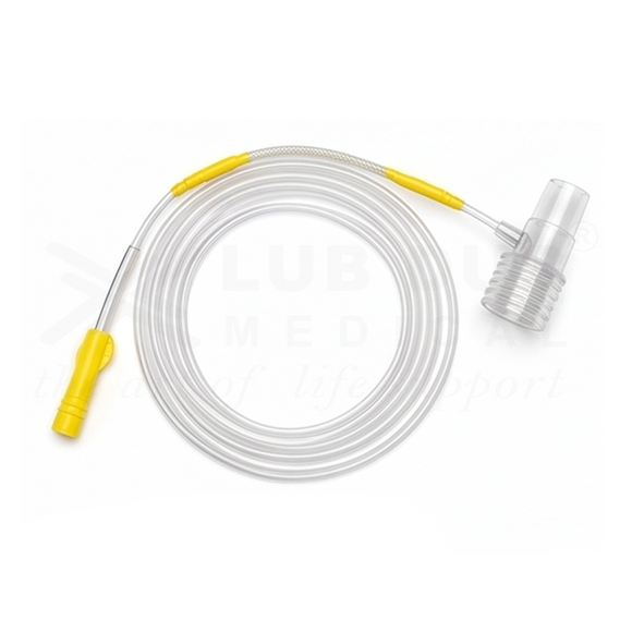 Buy EtCO2 Sampling Line with T Connector. End Tidal CO2 / Capnography Sampling Line. Fast shipping across India.