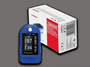SPO2 Finger Tip Pulse Oximeter Contec CMS50D - Accurate Oxygen Monitor