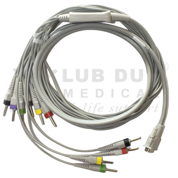 Hospital ECG monitoring cable 10 lead HP compatible