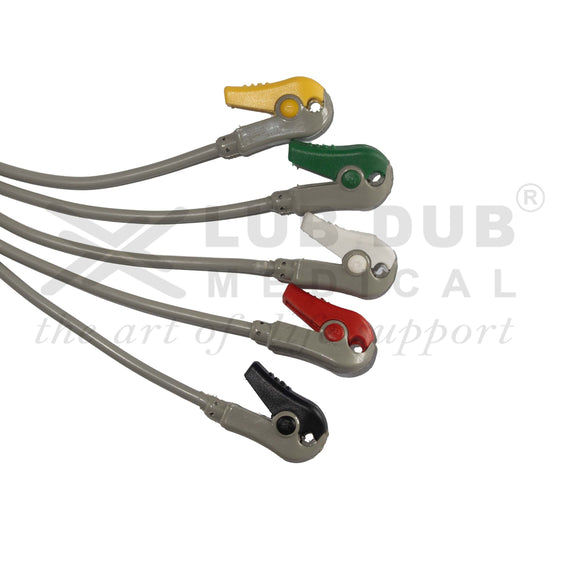 5 lead ECG trunk cable HP compatible