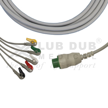 5 lead ECG patient cable L&T compatible