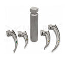 Buy Laryngoscope Mac Handle with Blades Size 1, 2, 3, 4. Standard laryngoscope set for OT intubation. Fast shipping across India.