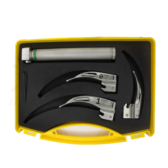 Buy Laryngoscope Mac Pediatric Handle with Blades Size 00, 0, 1. Pediatric laryngoscope set for OT & NICU. Fast shipping across India.