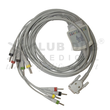 Cardiac monitoring cable Magic R banana electrode connectors