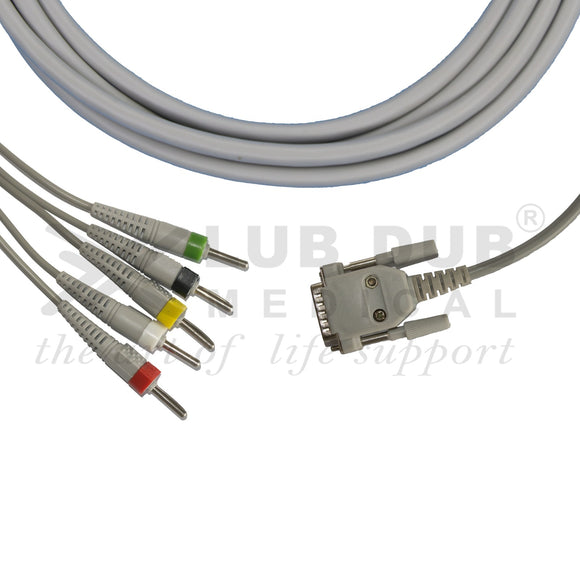 Hospital ECG Cable Compatible with BPL-108 Digi