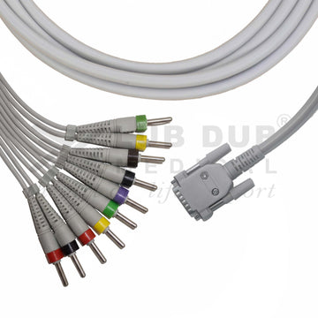 Medical ECG cable 10 lead BPL compatible