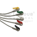 ECG lead wire Schiller 12 pin clip type