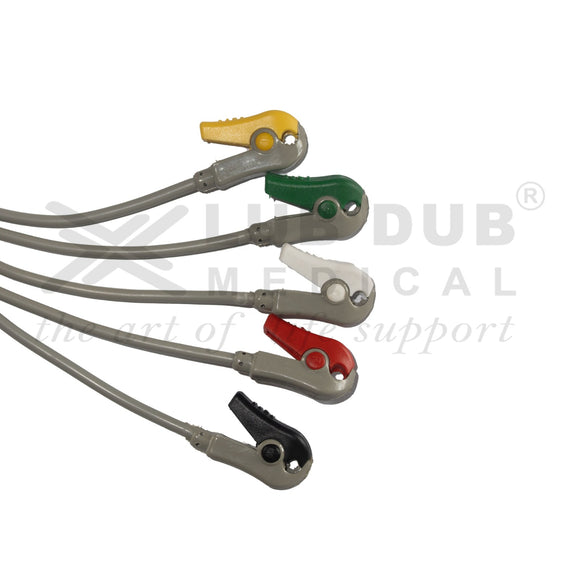 ECG lead wire Schiller 12 pin clip type