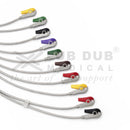 Hospital ECG cable clip electrode type