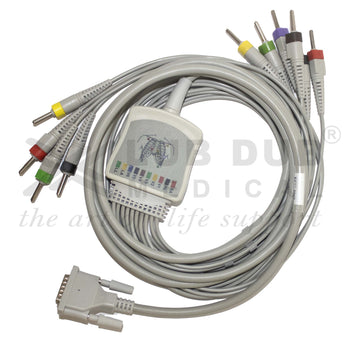 Medical ECG lead wires compatible with Cardiomax ECG machine