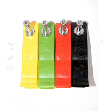 Multicolor Pediatric ECG Limb Clamp Electrodes