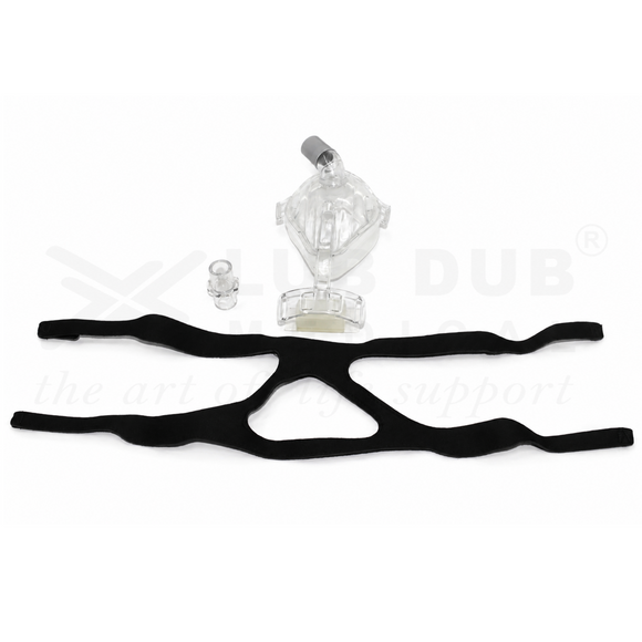 Buy NIV Full Face Mask Non-Vented Large Oxiboy. Non-invasive ventilation mask / CPAP BiPAP mask for ICU respiratory therapy. Fast shipping across India.