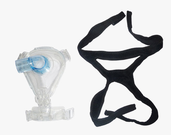 Buy NIV Full Face Mask Vented Small Oxiboy. Non-invasive ventilation mask / CPAP BiPAP mask for ICU respiratory therapy. Fast shipping across India.