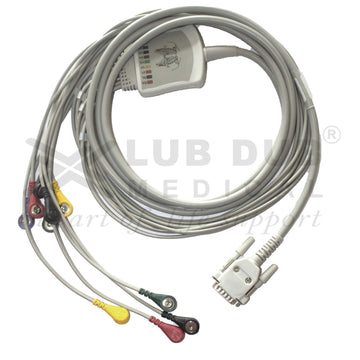 Medical ECG monitoring cable 10 lead Nasan compatible
