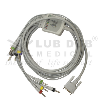 Hospital treadmill ECG cable compatible with Nasan