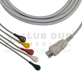 5 lead ECG patient cable Nasan compatible
