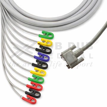 Diagnostic ECG cable for Nidek ECG machine
