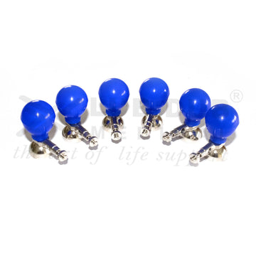 Reusable Pediatric ECG Bulb Electrode Blue