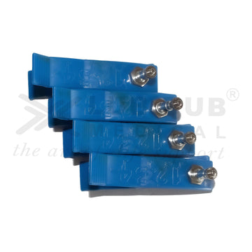 Reusable Pediatric ECG Clamp Electrode Blue