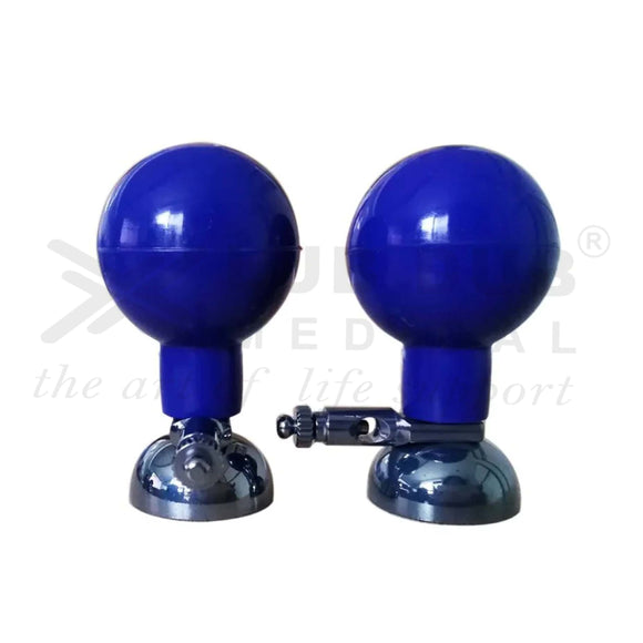 Child ECG Chest Bulb Electrode Metal Contact Blue